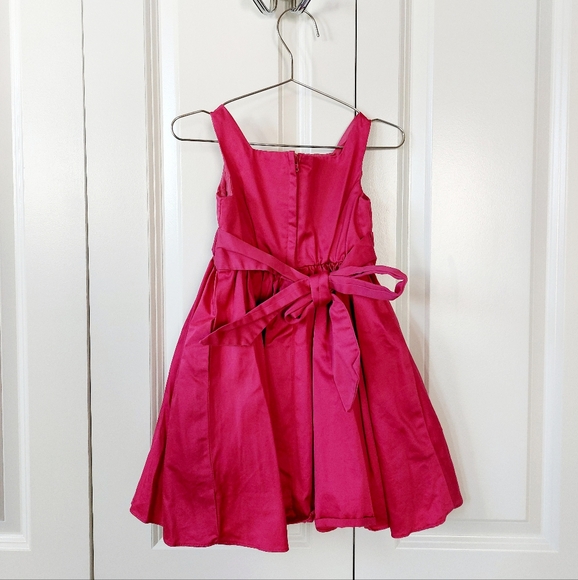 Pink Flowergirl Dress size 2T David's Bridal Watermelon Daddy Daughter Dance - Picture 2 of 3